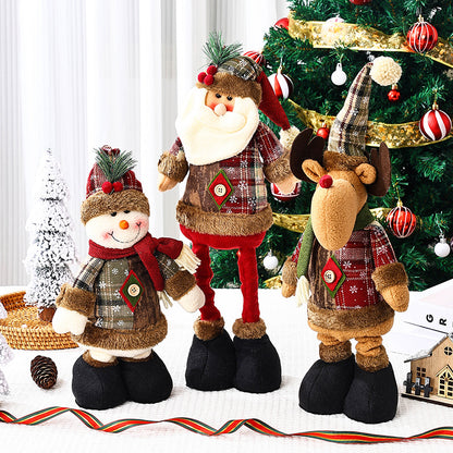 Niedliche Weihnachtsdekorationsfigur im Rentier-Look Brehn