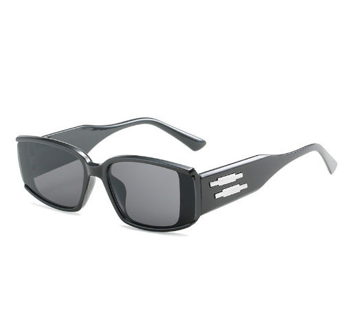 Damen futuristische Sonnenbrille mit schmalem Rahmen und hochwertigem UV-Schutz Brehn