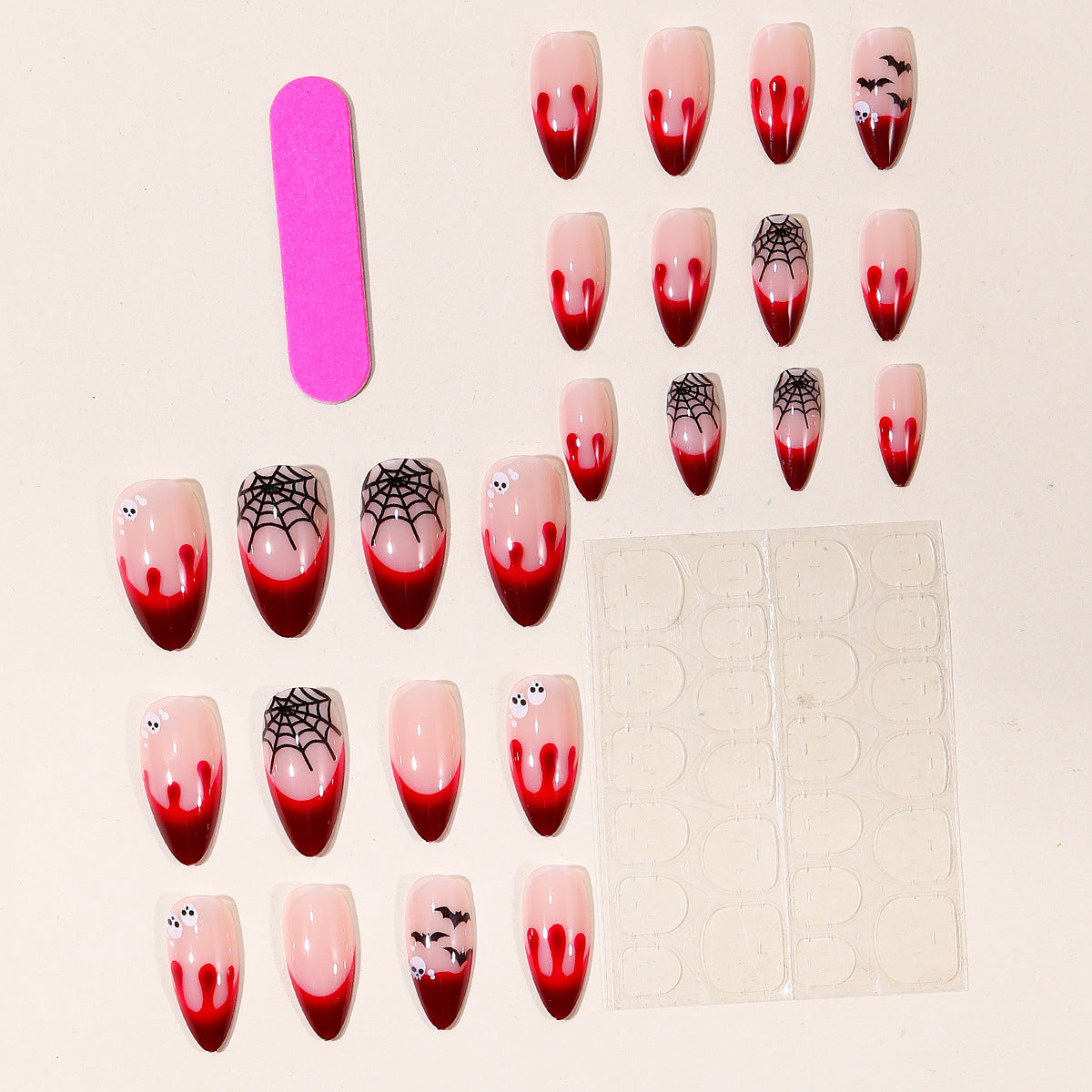 Gothic-Themed Bloody Nail Art Extensions Brehn