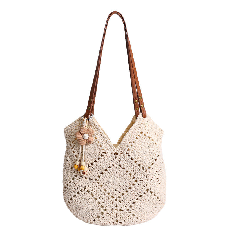 Handgefertigte Makramee-Shopper Tasche Brehn