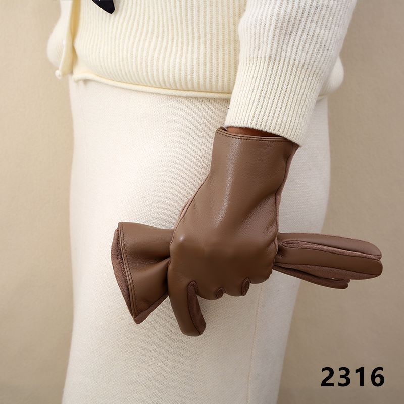 Luxuriöse Leder-Touchscreen-Handschuhe Brehn