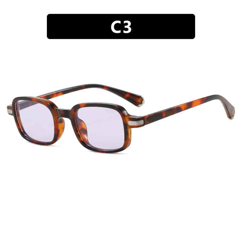 Damen modische quadratische Sonnenbrille im trendigen Schildkrötendesign Brehn