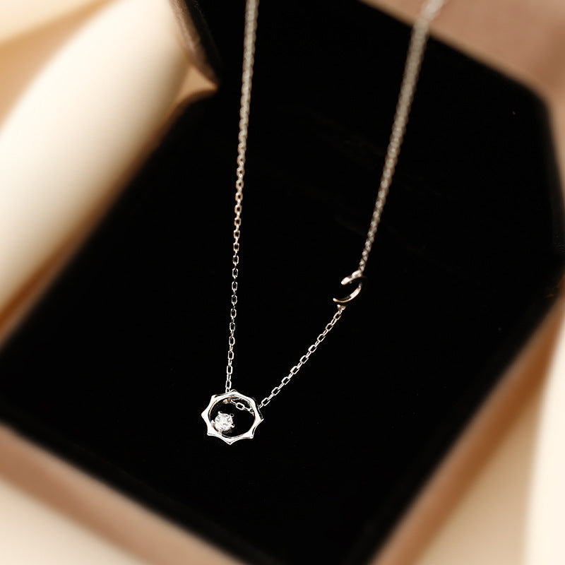 Elegantes geometrisches Anhänger-Halsband Brehn