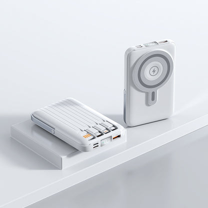 Tragbare Magnet Powerbank mit Schnellladefunktion und LED-Anzeige Brehn
