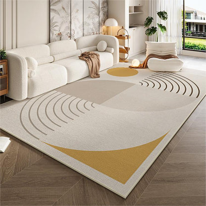 Zeitgenössischer floraler Design-Teppich