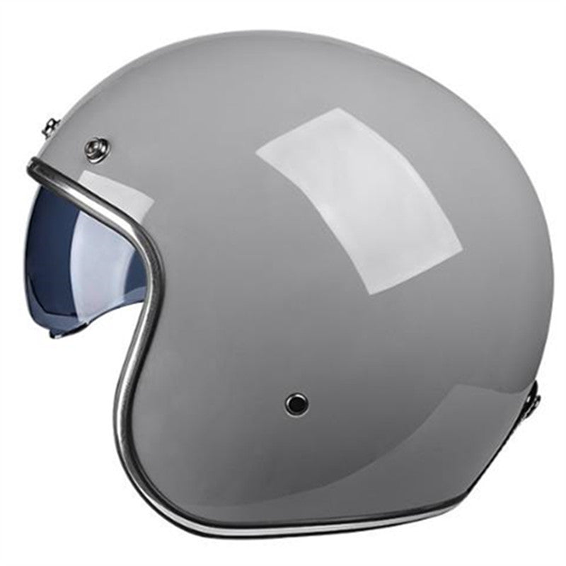Klassischer Jet-Style Motorradhelm Brehn