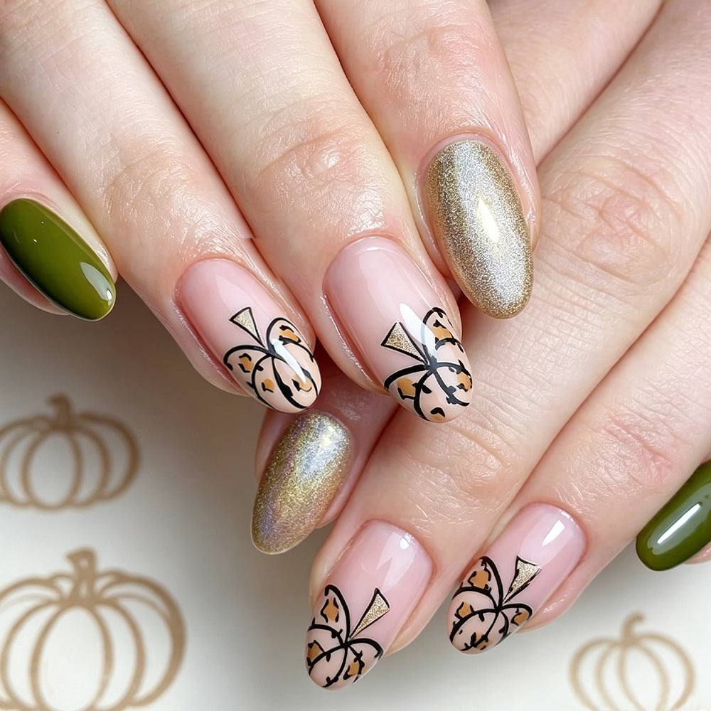 Elegantes saisonales Nagelkunstset Brehn