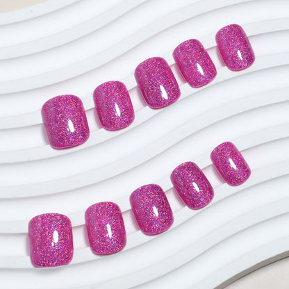 Glitzernde Press-On-Nagelspitzen Brehn