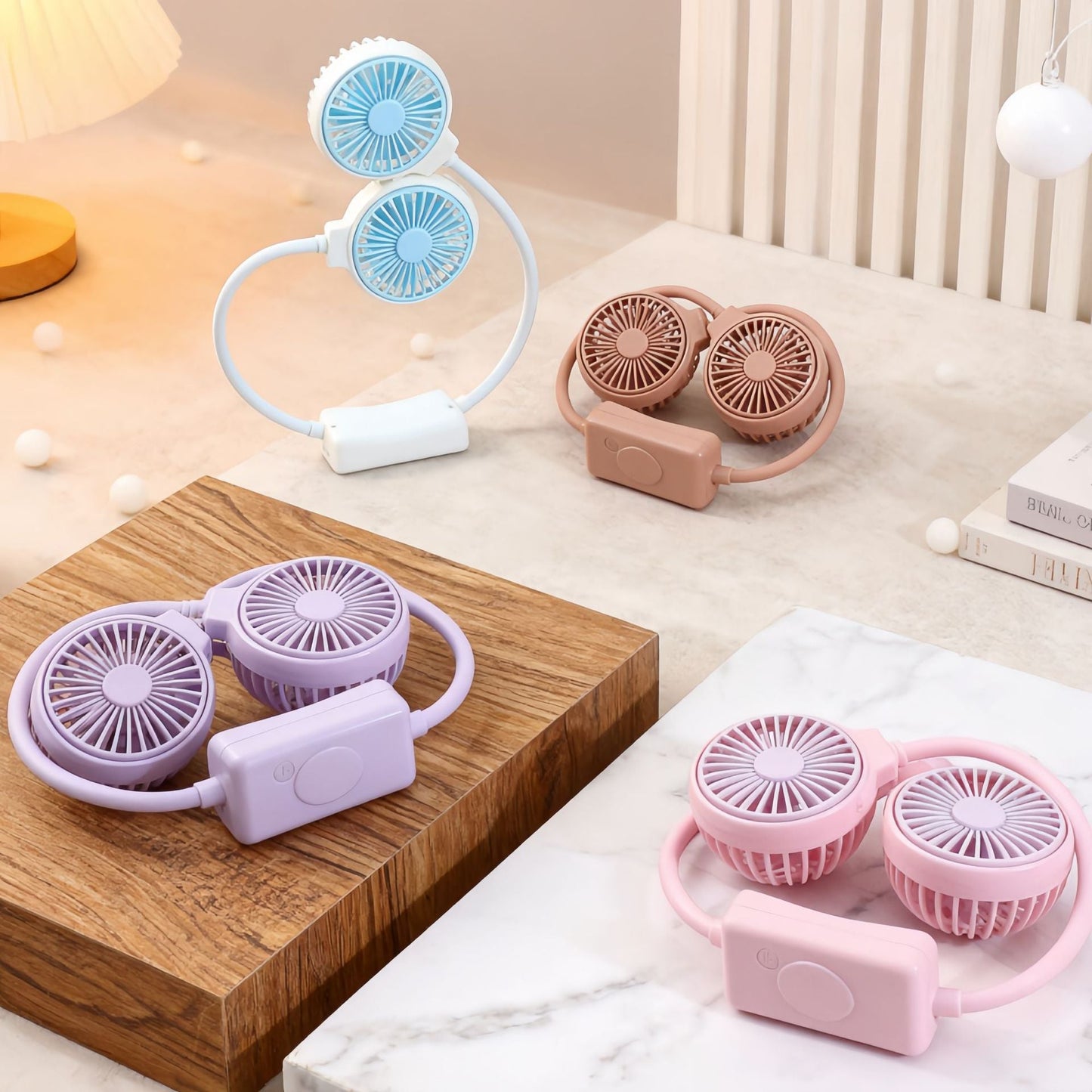Frauen Tragbarer Hals Ventilator mit Flexiblem Design Brehn