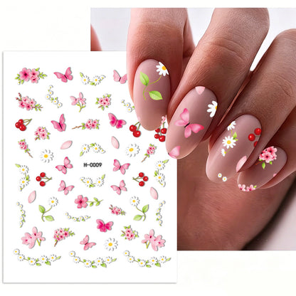 Kreative Nagelkunst Aufkleber