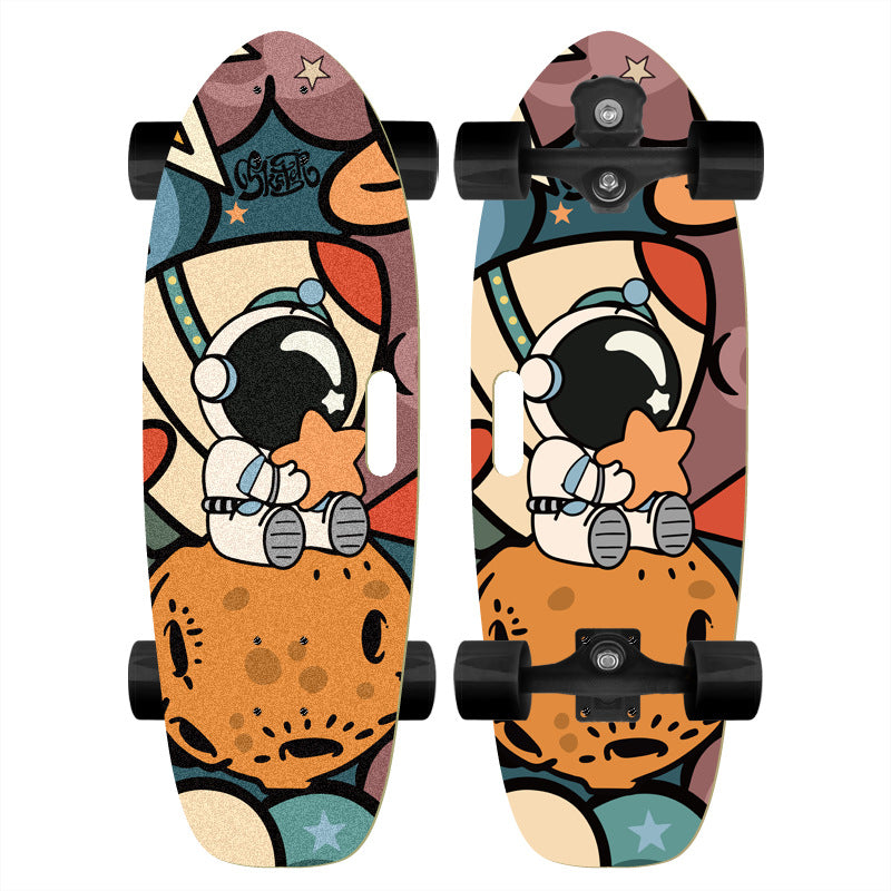 Skateboard mit individuellem Cartoon-Design Brehn