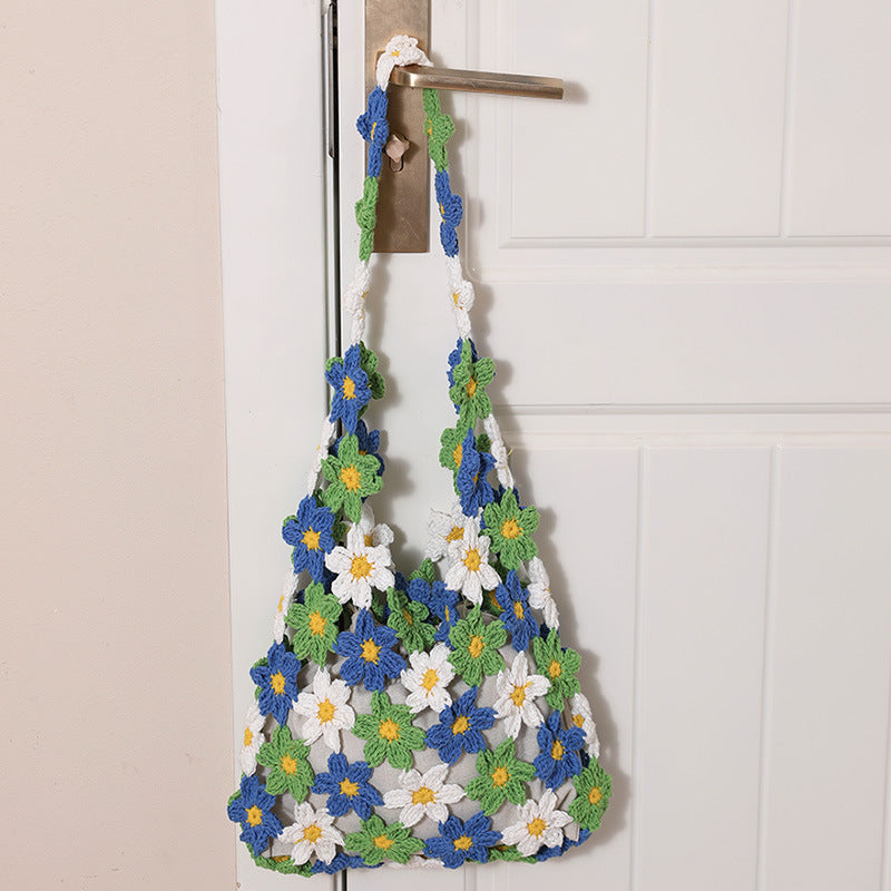 Damen Handgearbeitete Blumen-Umhängetasche Brehn