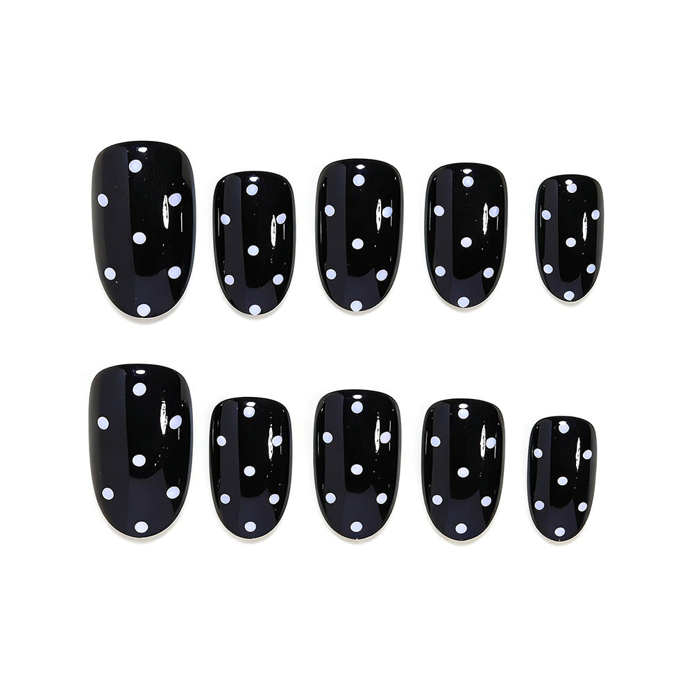 Polka Dot Press-On Nail Set Brehn