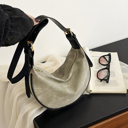 Funktionale weiche Stoff-Schultertasche