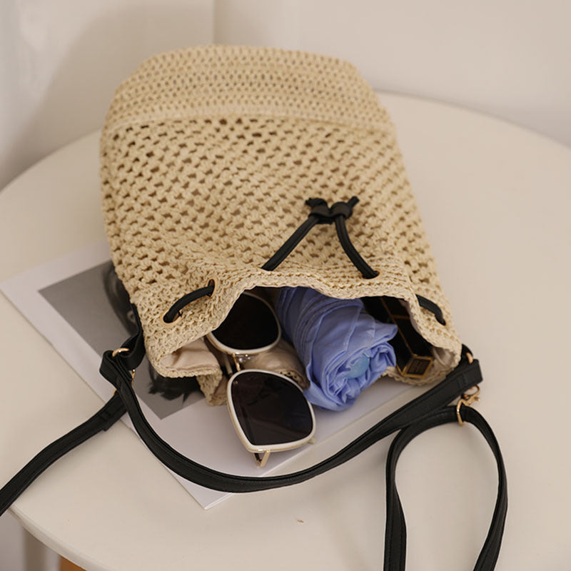 Lässige Rucksacktasche Aus Natürlichem Material Brehn