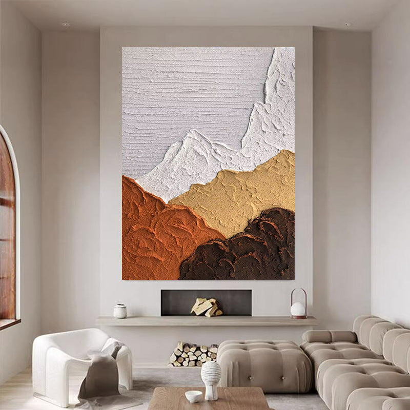 Dekorative abstrakte strukturierte Wandkunst