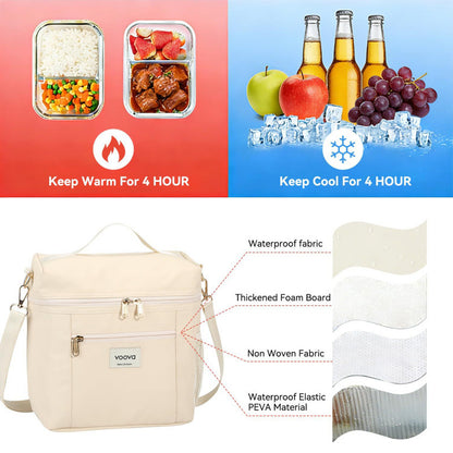 Isolierte Lebensmittel-Lieferkühltasche Brehn