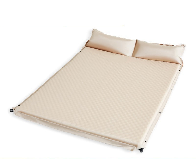 outdoor faltbare Camping- und Picknickmatte mit aufblasbarem gepolstertem Rand und wasserdichtem Boden Brehn