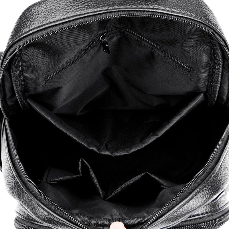 Modischer Leder Rucksack Brehn