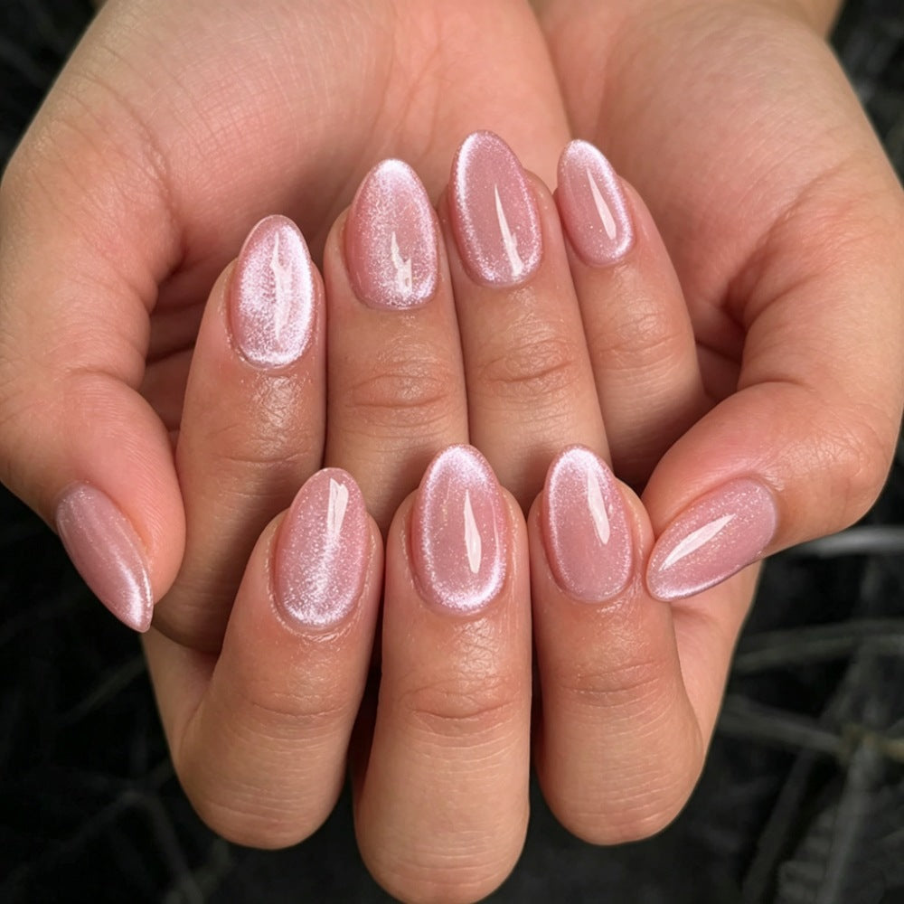 Künstlerisches Press-On-Nagelset mit himmlischem Design Brehn