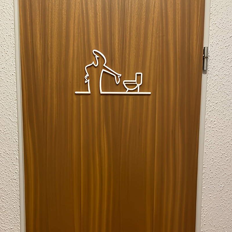 Lustige Toilettenhumor Wanddekoration