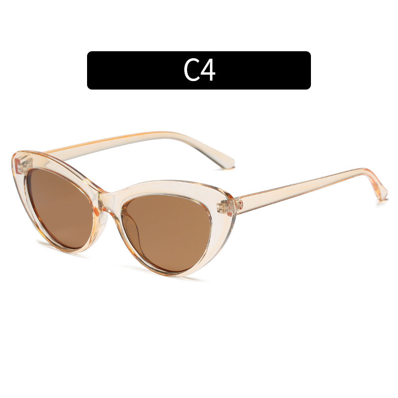Retro Cat-Eye Sonnenbrille mit Verlaufslinsen