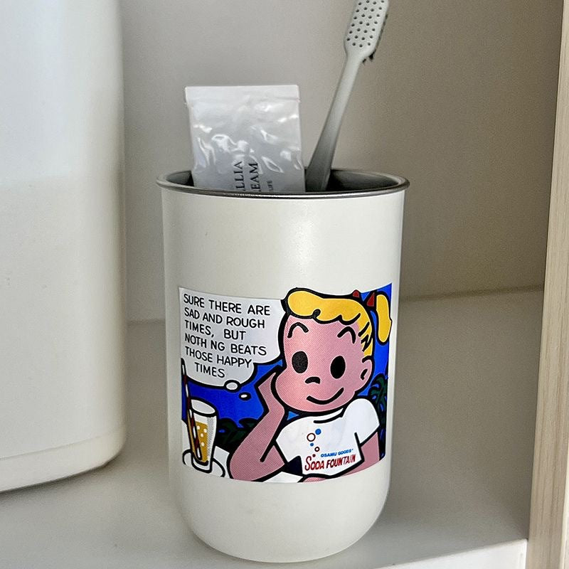 Zahnputzbecher mit Trendigem Kinderdesign Brehn