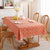 Texturiertes Chevron-Muster Tischdecke