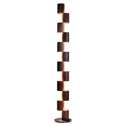 Skulpturale Säulen Stehlampe