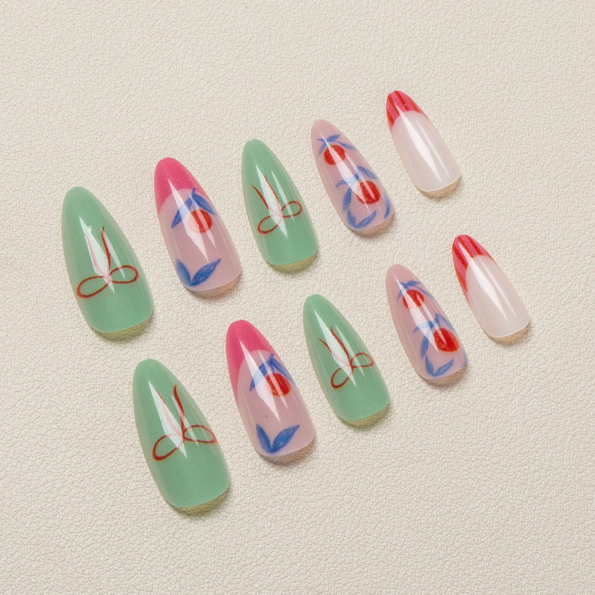 Dekorative Nagelkunst