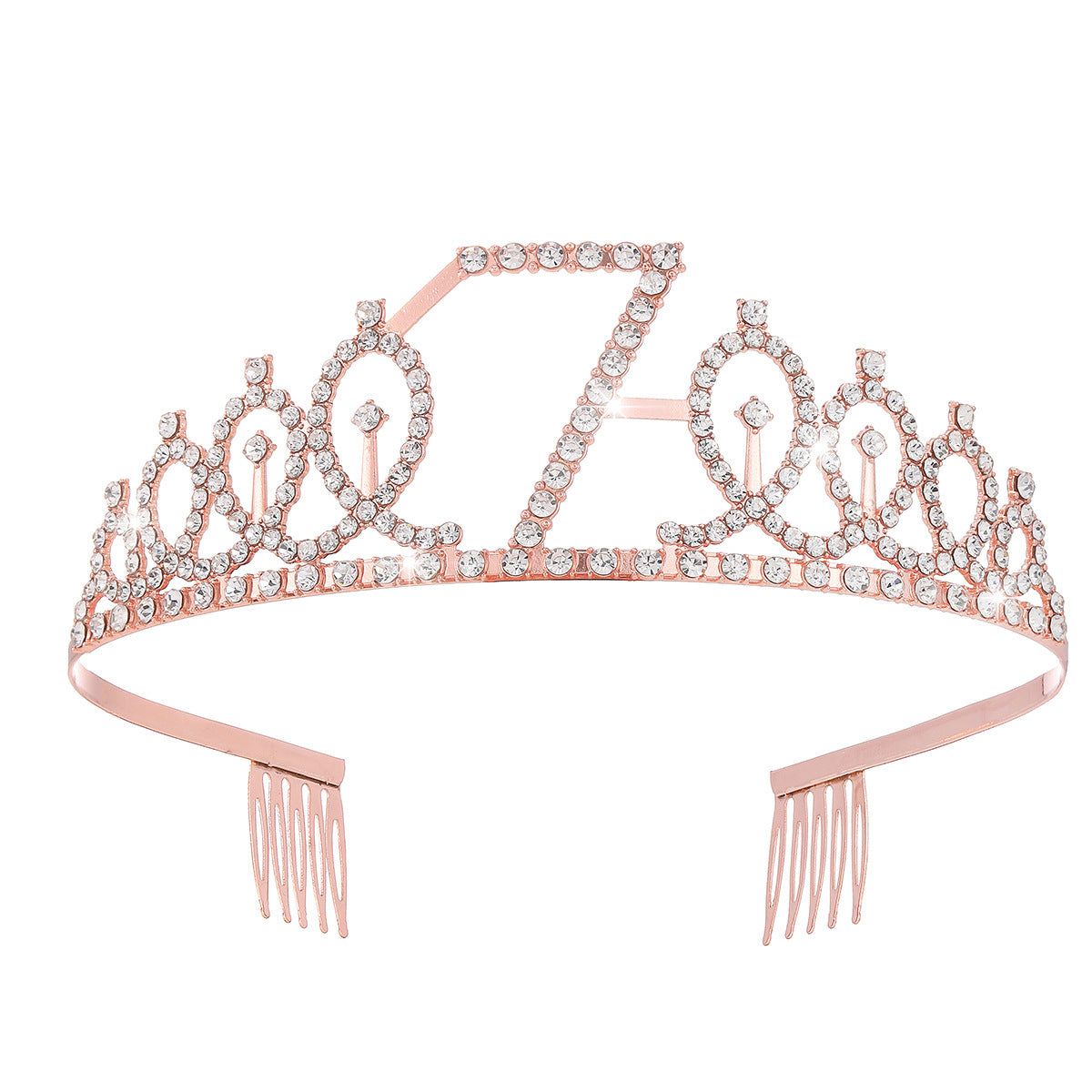 Damen Kristallverzierte Tiara mit elegantem Design Brehn