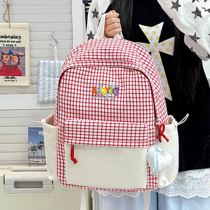 Strukturierter Schulrucksack Brehn