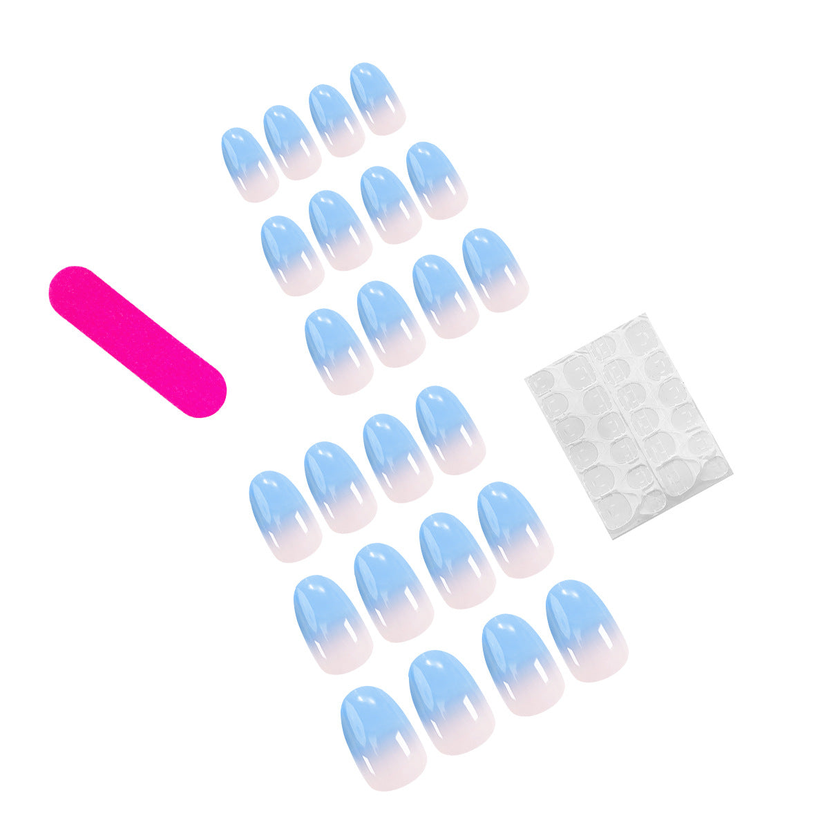 Kunstvolle Ombre-Nagelgestaltung Brehn