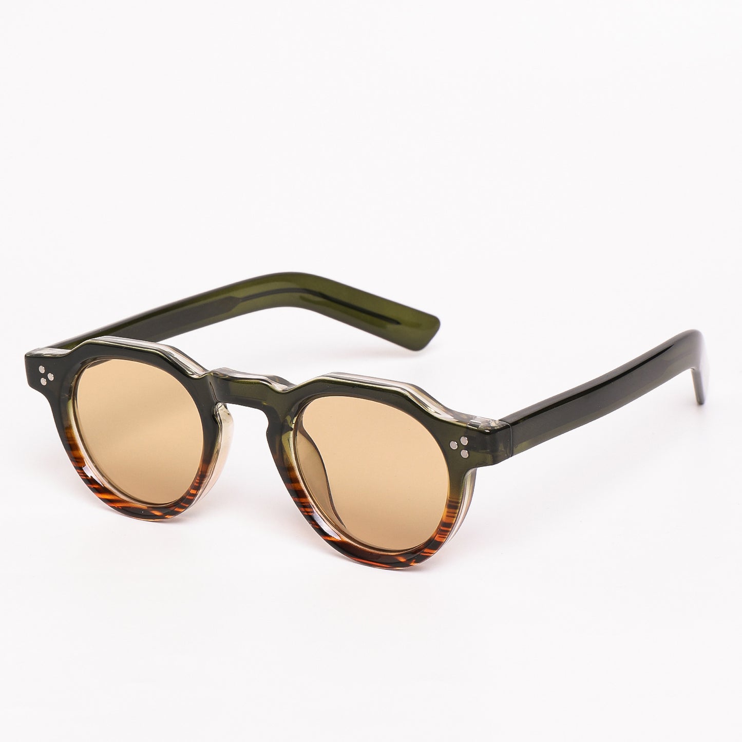 Damen Sonnenbrille im einzigartigen Sechseckdesign mit polarisierten Gläsern Brehn
