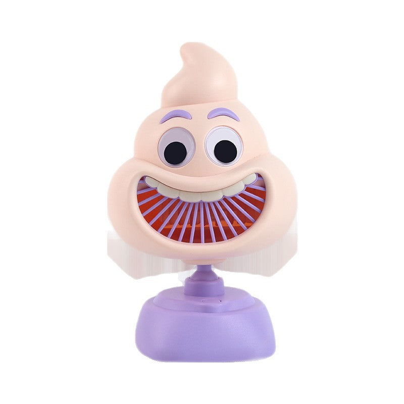 Unisex Lustiger Mini-Ventilator mit beweglichem Kopf Brehn