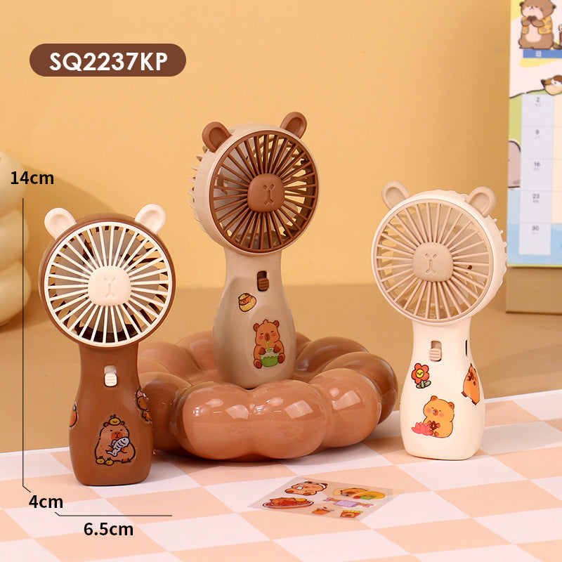 Unisex Cute Animal-Shaped Handheld Fan Brehn