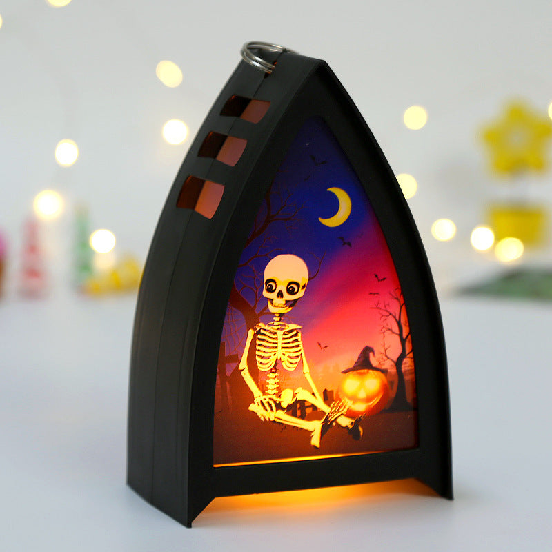 Gruselige Halloween Deko-Lampe