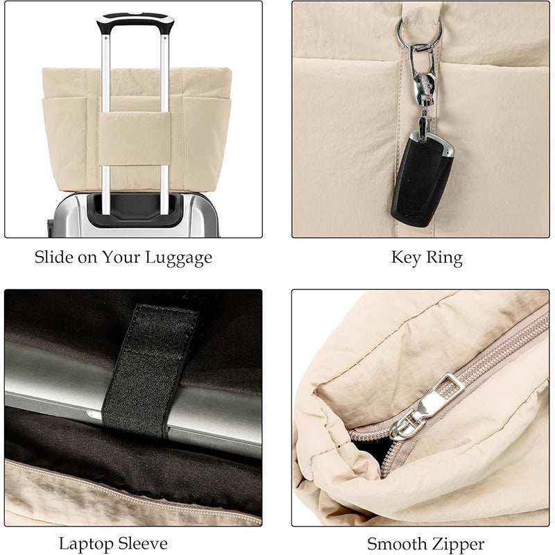 Praktische Alltags-Handtasche mit Mehreren Fächern Brehn