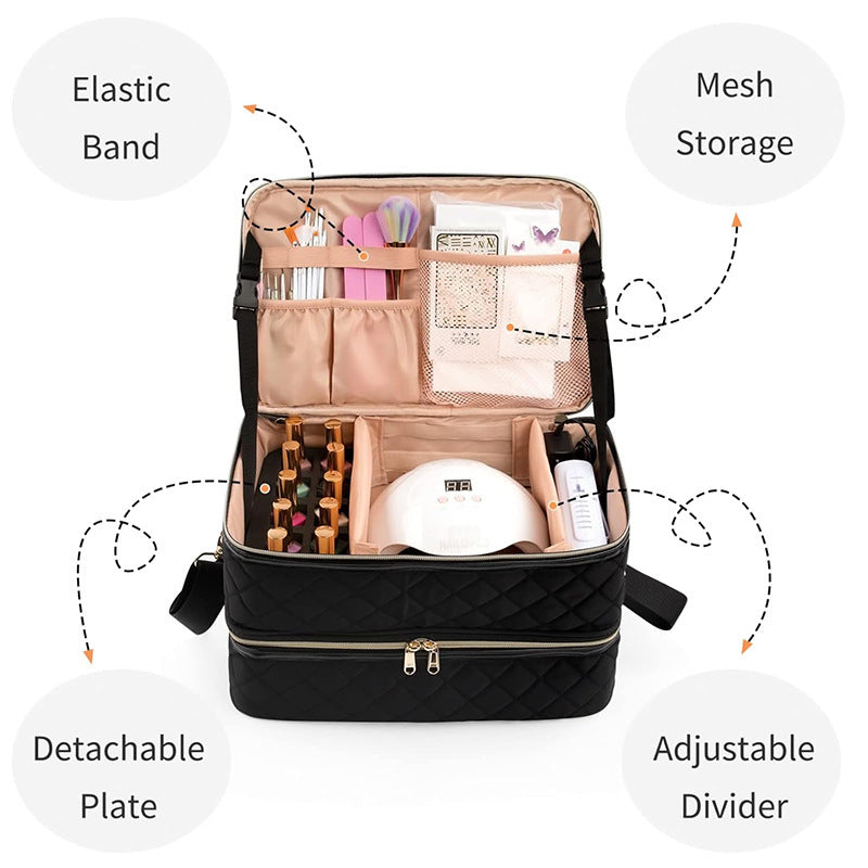 Kosmetik-Organizer Tasche mit Strukturierten Fächern Brehn