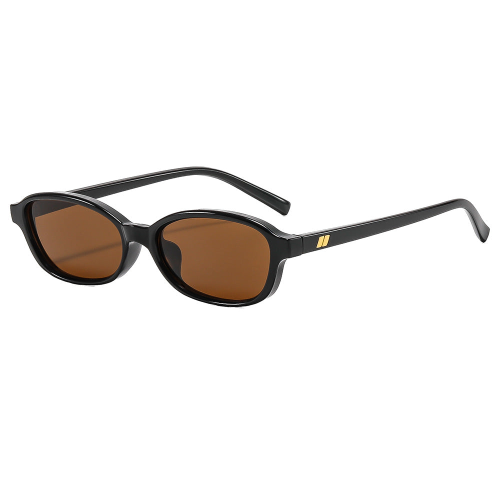 Damen modische Sonnenbrille im stilvollen Ovaldesign mit UV-Schutz Brehn