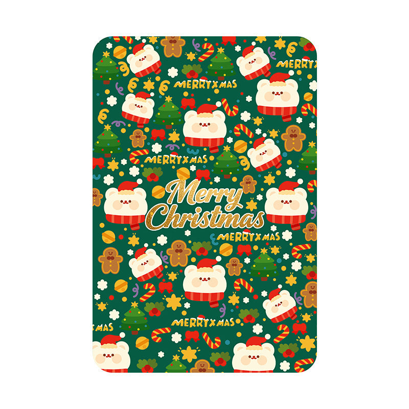 Festliche Weihnachts-Themen Fleece-Wurfdecke