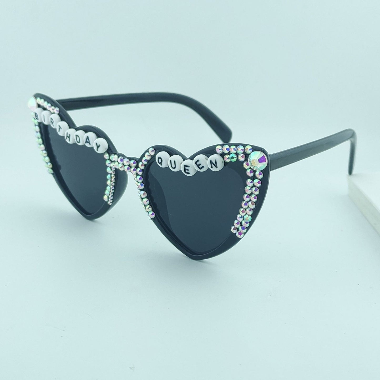 Damen Herzförmige Sonnenbrille mit außergewöhnlichem Dekor Brehn