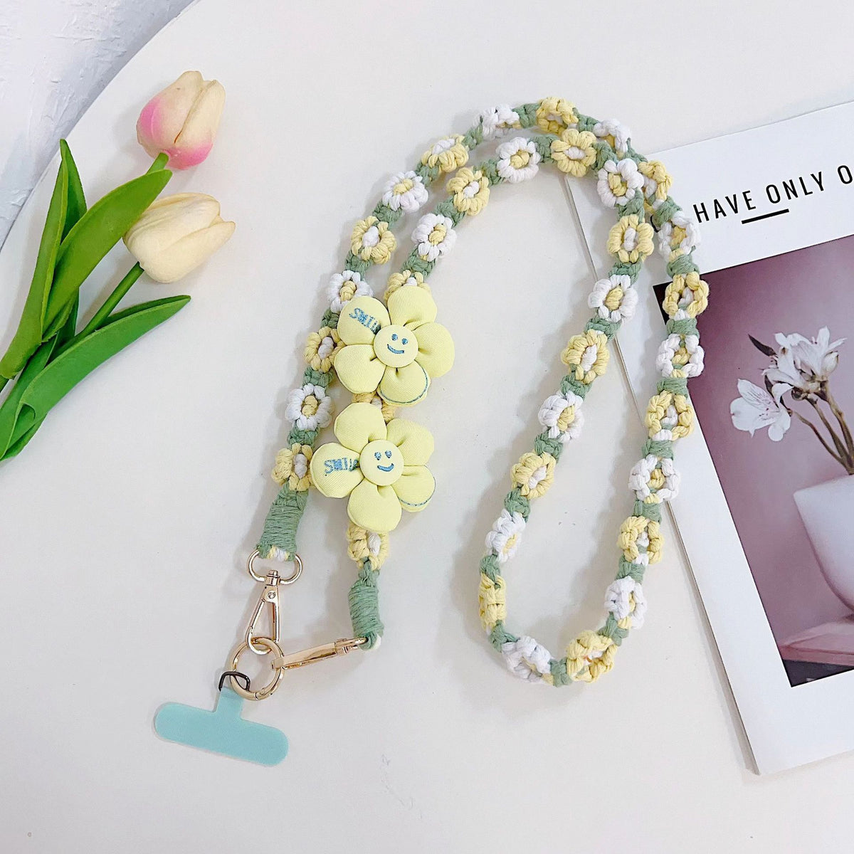 Blumendesign Verstellbare Brillenband Brehn