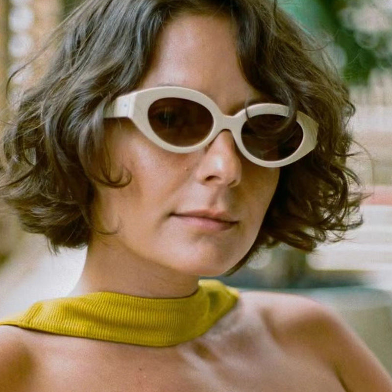 Damen kreative Sonnenbrille im eleganten Retro-Stil Brehn