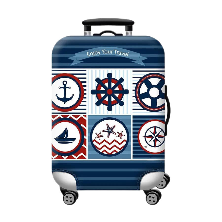 Damen Hartschalenreisekoffer mit trendigem Surf- und Palmendesign Brehn
