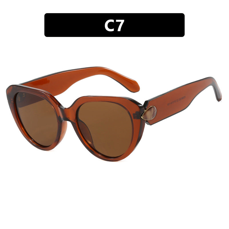 Damen Cat-Eye Sonnenbrille mit auffälligem Design und schützendem UV-Filter Brehn