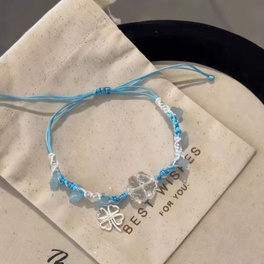 Verstellbares Kristall Charm Armband Brehn