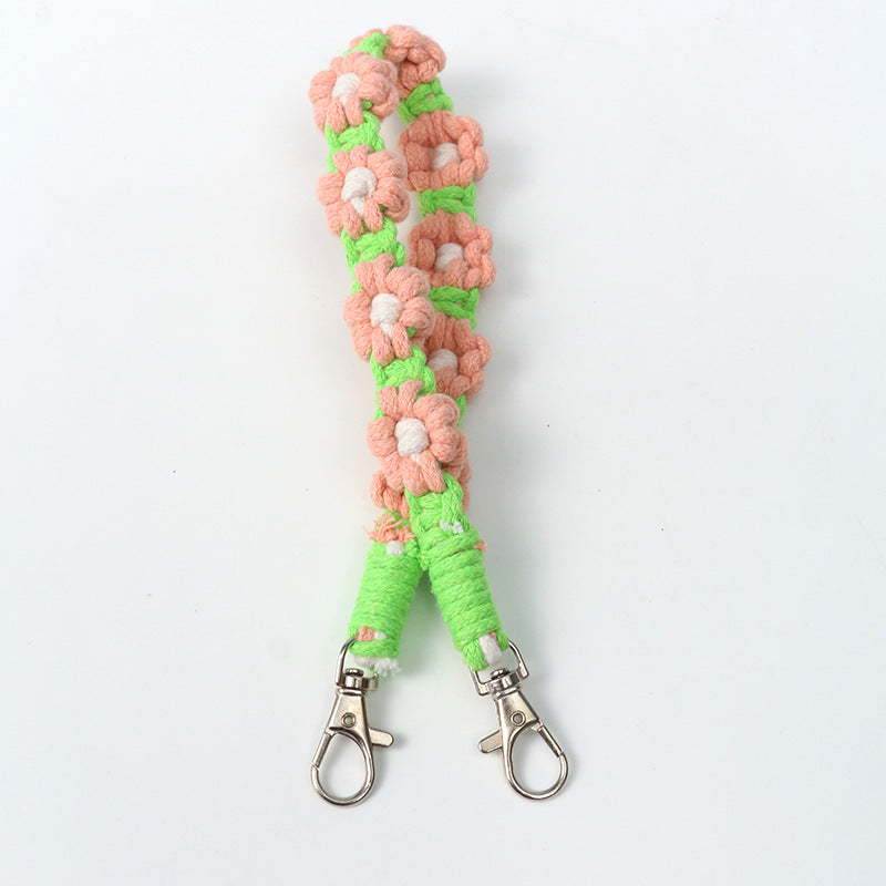 Blumenmuster Schlüsselanhänger