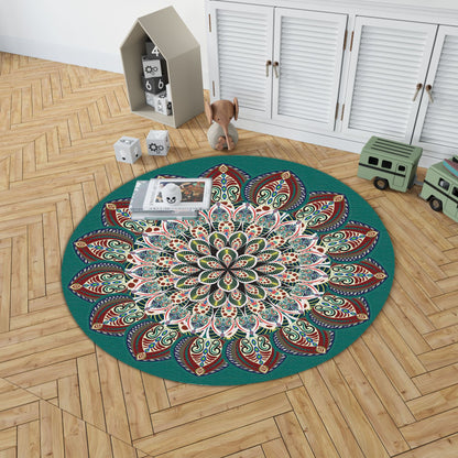Mandala Druck runder Teppich Brehn