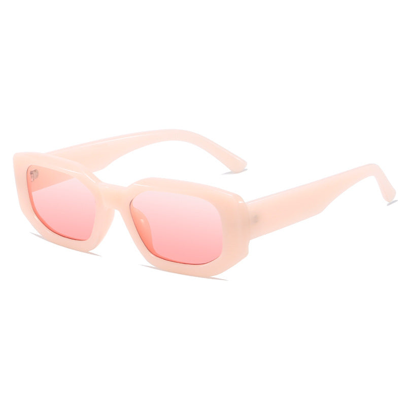 Damen modische quadratische Sonnenbrille mit unverwechselbarem Rahmen Brehn